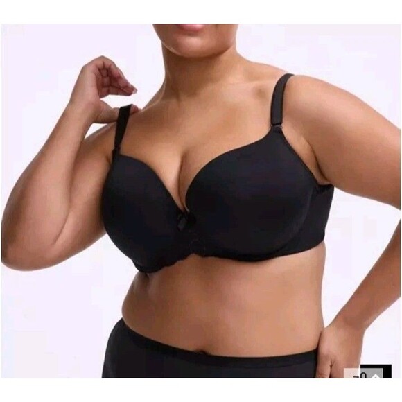 torrid Other - Torrid Curve Womens 38DDD Rich Black Perfect Coverage Smooth Push-Up T-Shirt Bra
